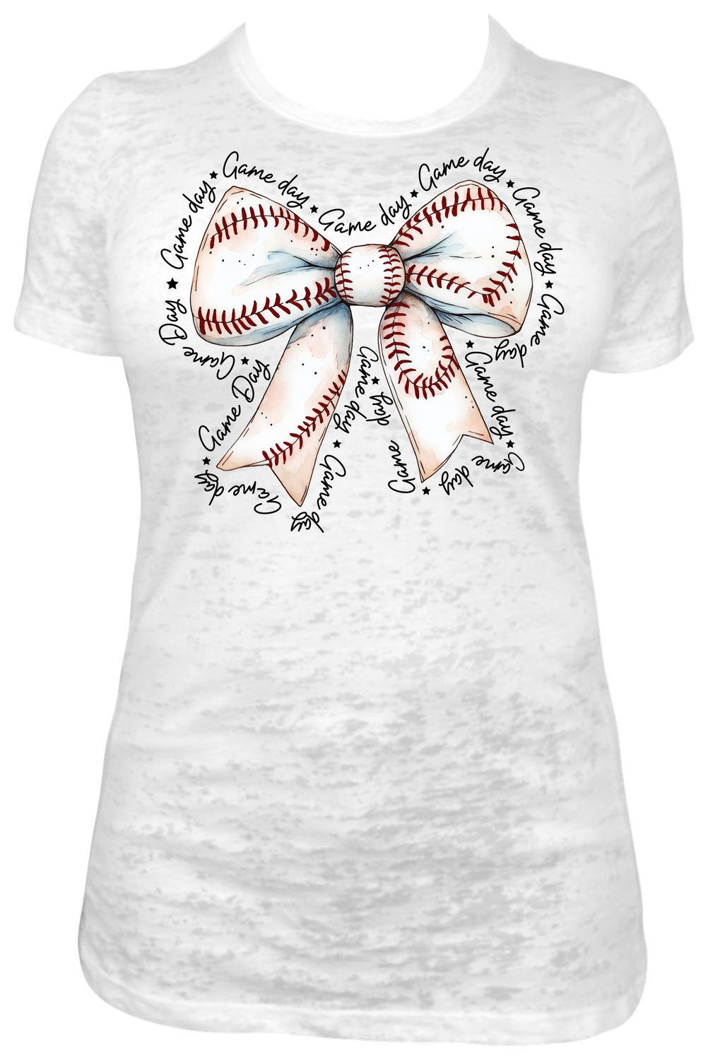 Baseball Bow DTF Transfer