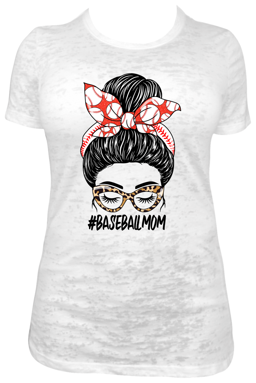 Baseball Messy Bun DTF Transfer