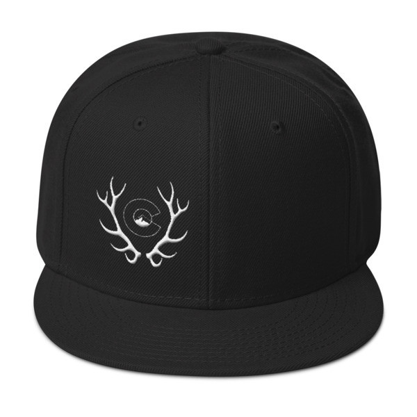 Snapback Hat, Color: Black