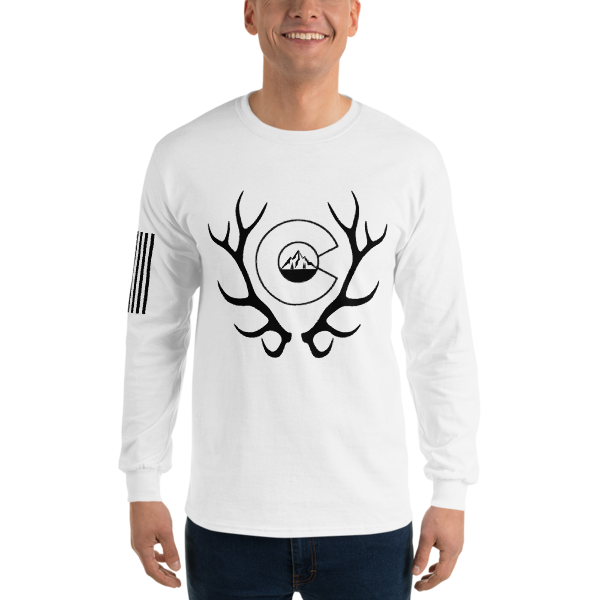 Long Sleeve T-Shirt, Color: White, Size: S