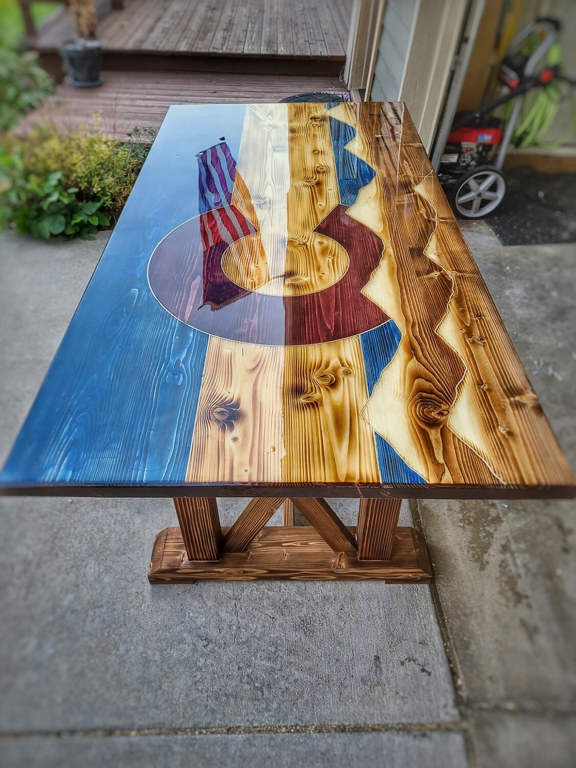 Black Forest Trestle Dinner Table