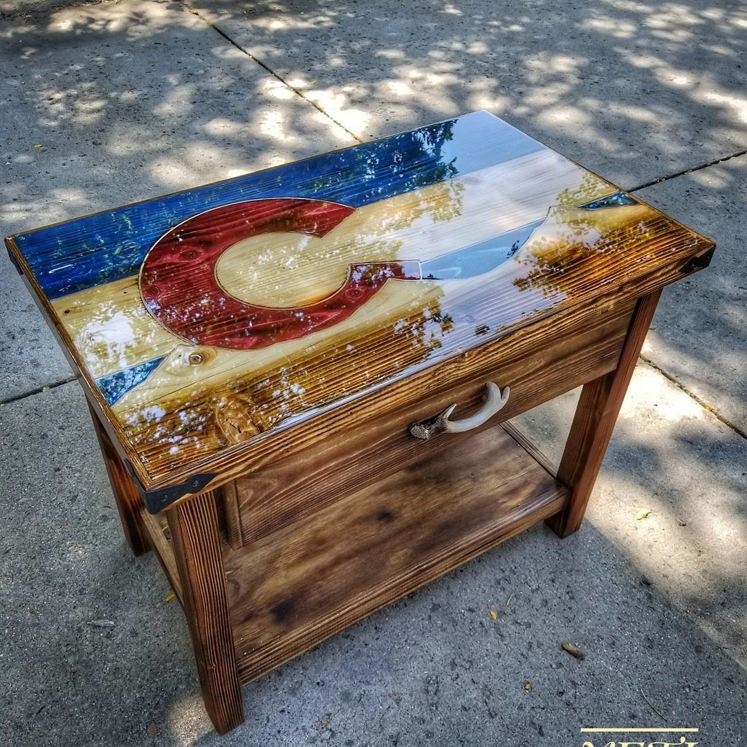 Black Forest End Table