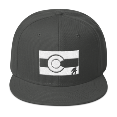 Snapback Hat Colorado Yeti Flag
