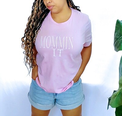 MomminIt t-shirt signature pink