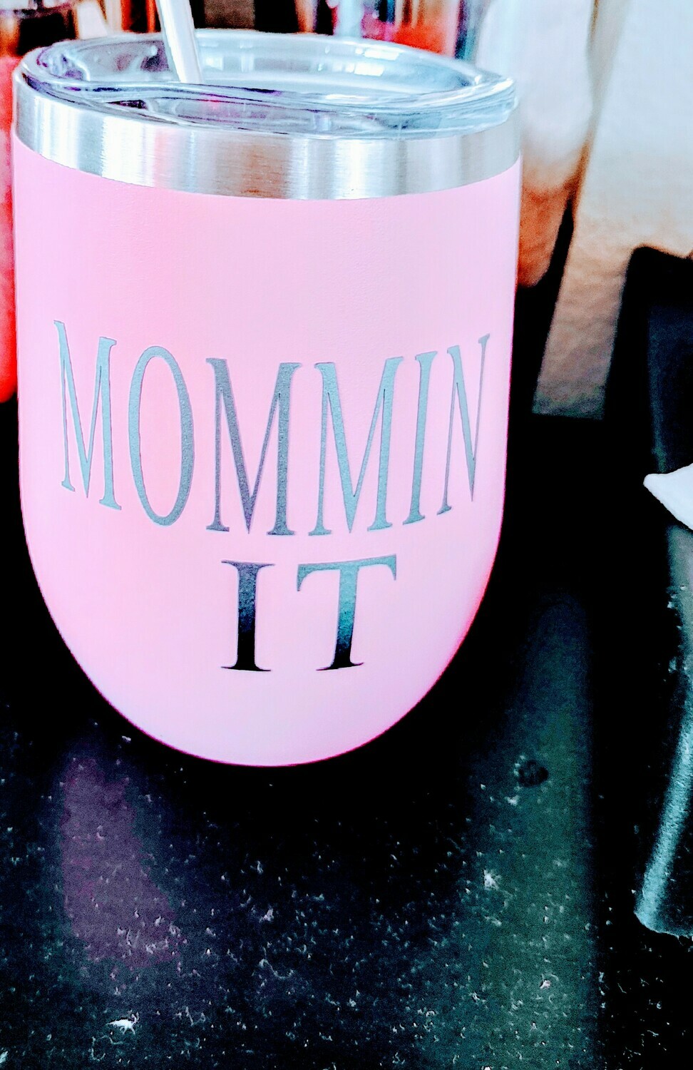 MomminIt Wine tumbler
