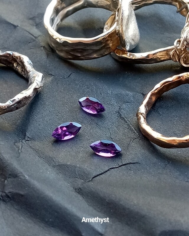 Amethyst 6x3mm