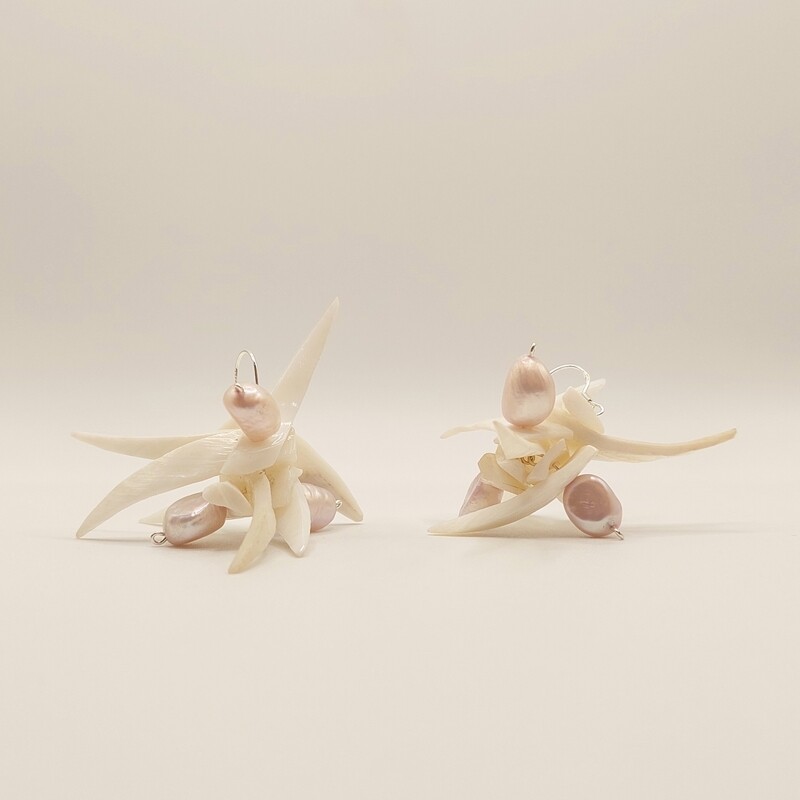 Spiky Shell Earrings