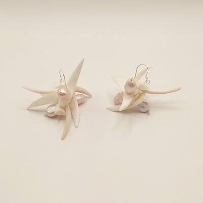Spiky Shell Earrings