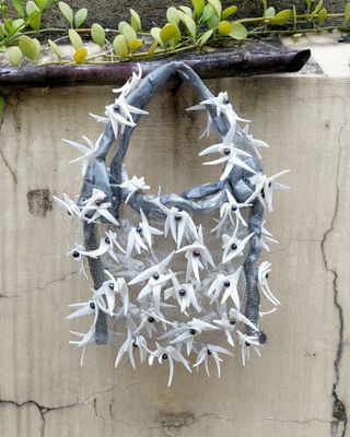 Steel Bag 02_White Spikes