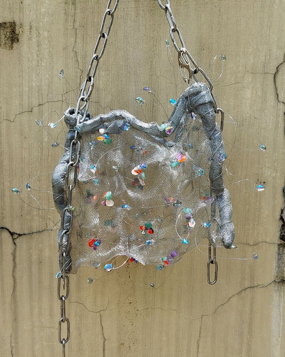 Steel Bag 05_Crystal Droplets