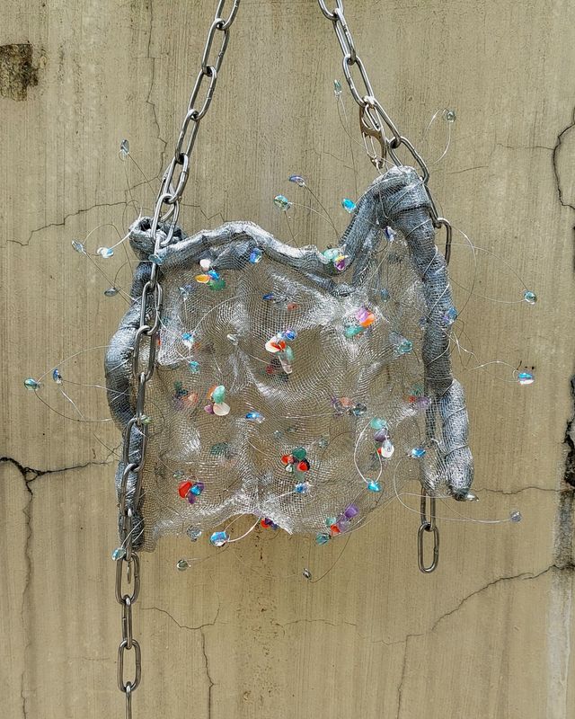 Steel Bag 05_Crystal Droplets