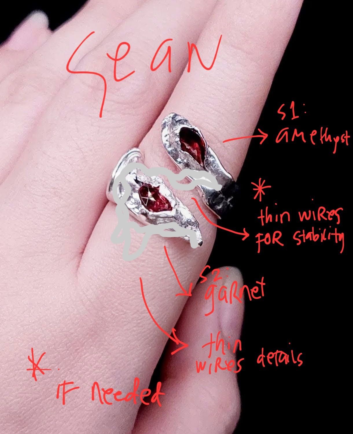 SEAN custom ring