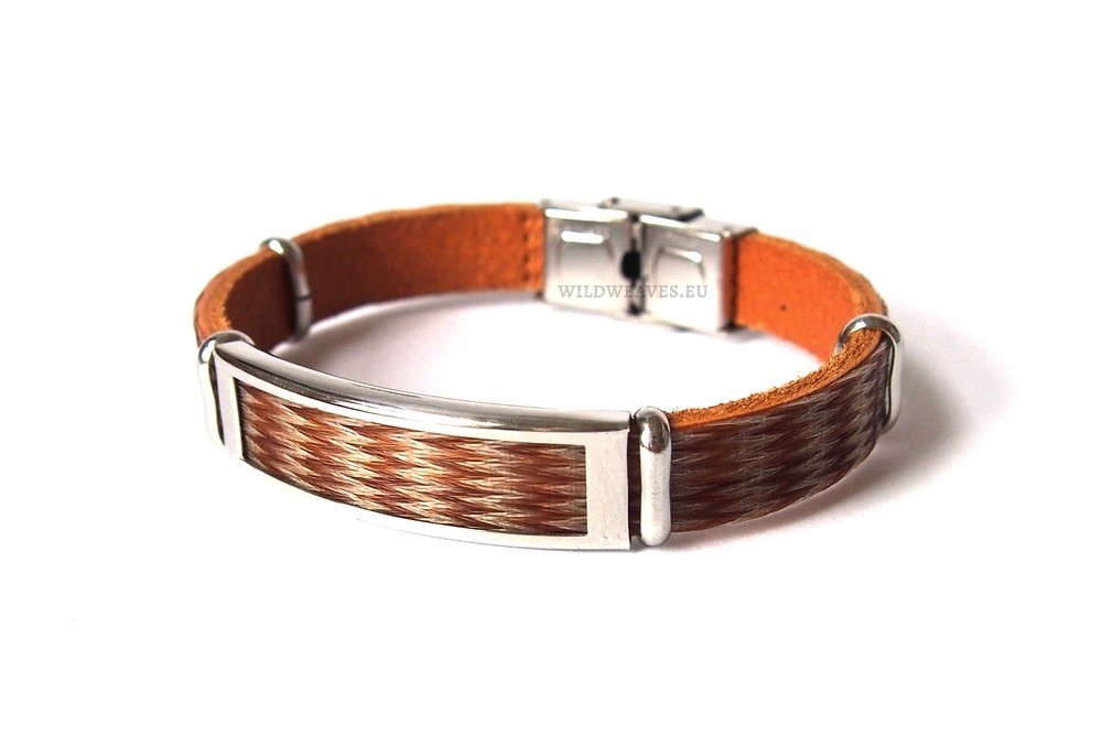 Horsehair bracelet Hisane with pattern SMALL ZIGZAG