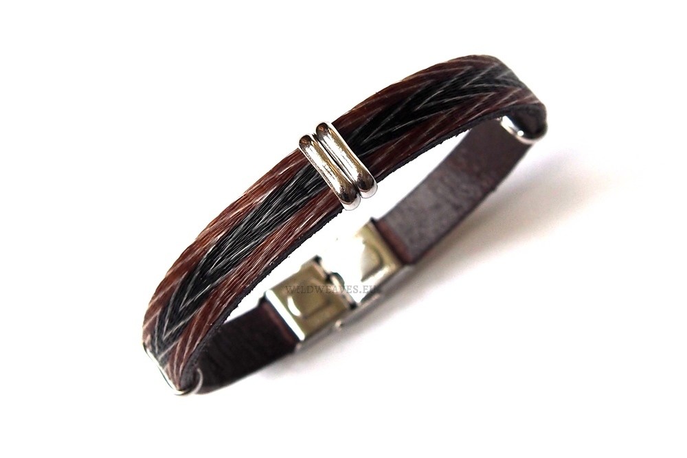 Horsehair bracelet Kawayo with pattern ZIGZAG
