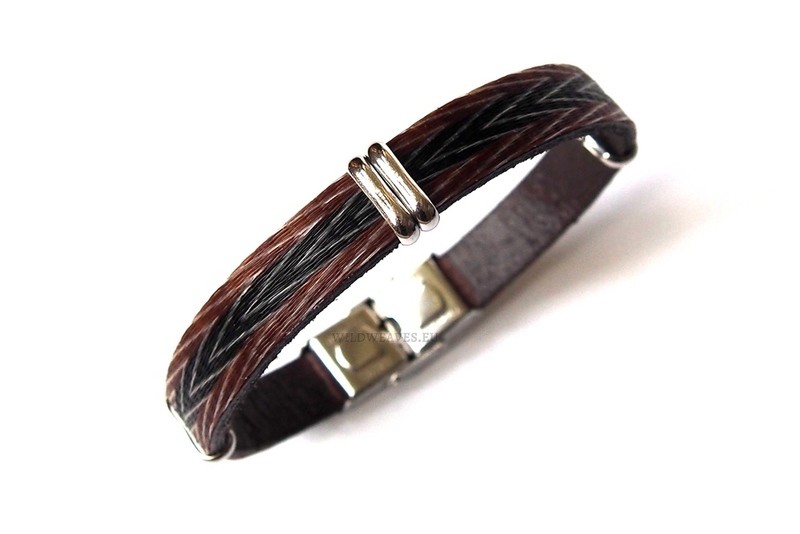 Horsehair bracelet Kawayo with pattern ZIGZAG