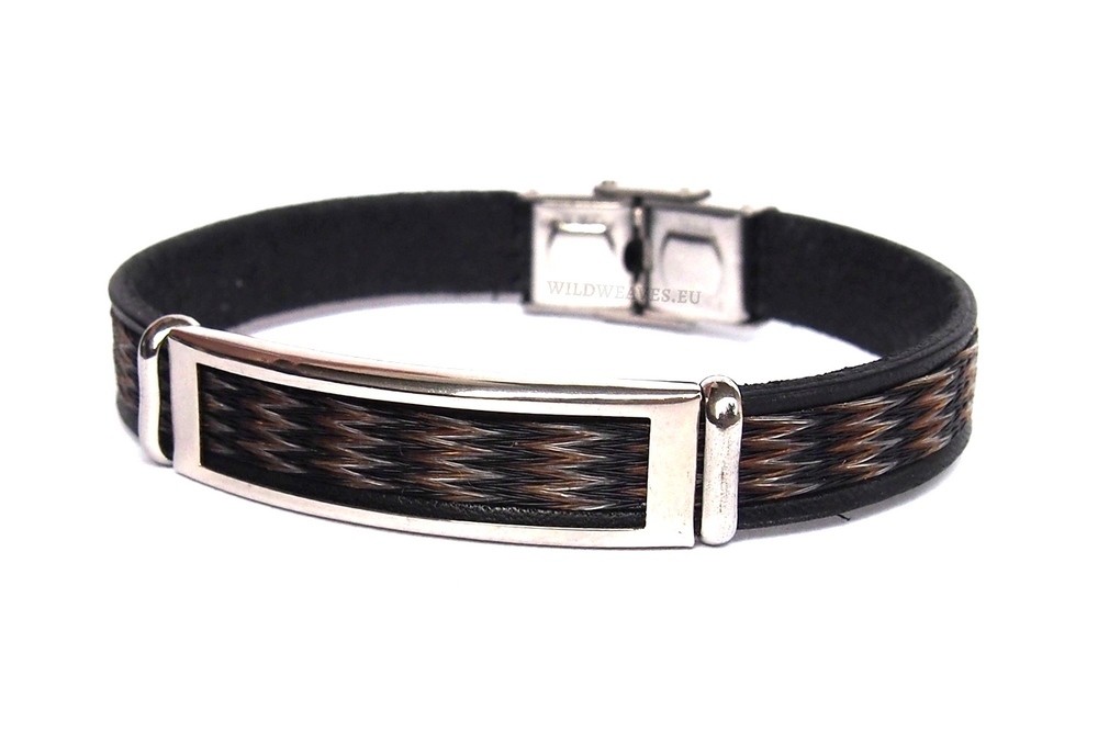 Horse hair bracelet Hoiho with pattern SMALL ZIGZAG