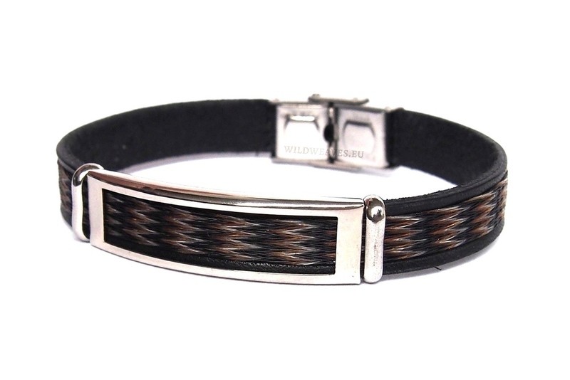 Horse hair bracelet Hoiho with pattern SMALL ZIGZAG