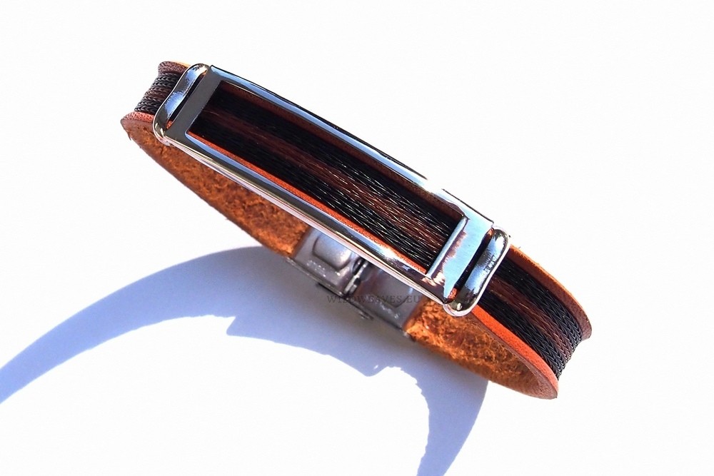 Horse hair bracelet Hoiho with pattern STRIPE