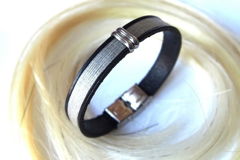 Horsehair bracelet Tchiva with pattern RANDOM