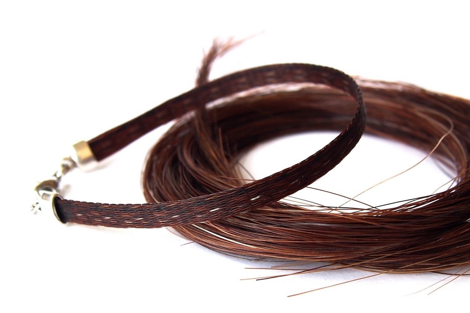 Horsehair bracelet DAFIA with pattern 
