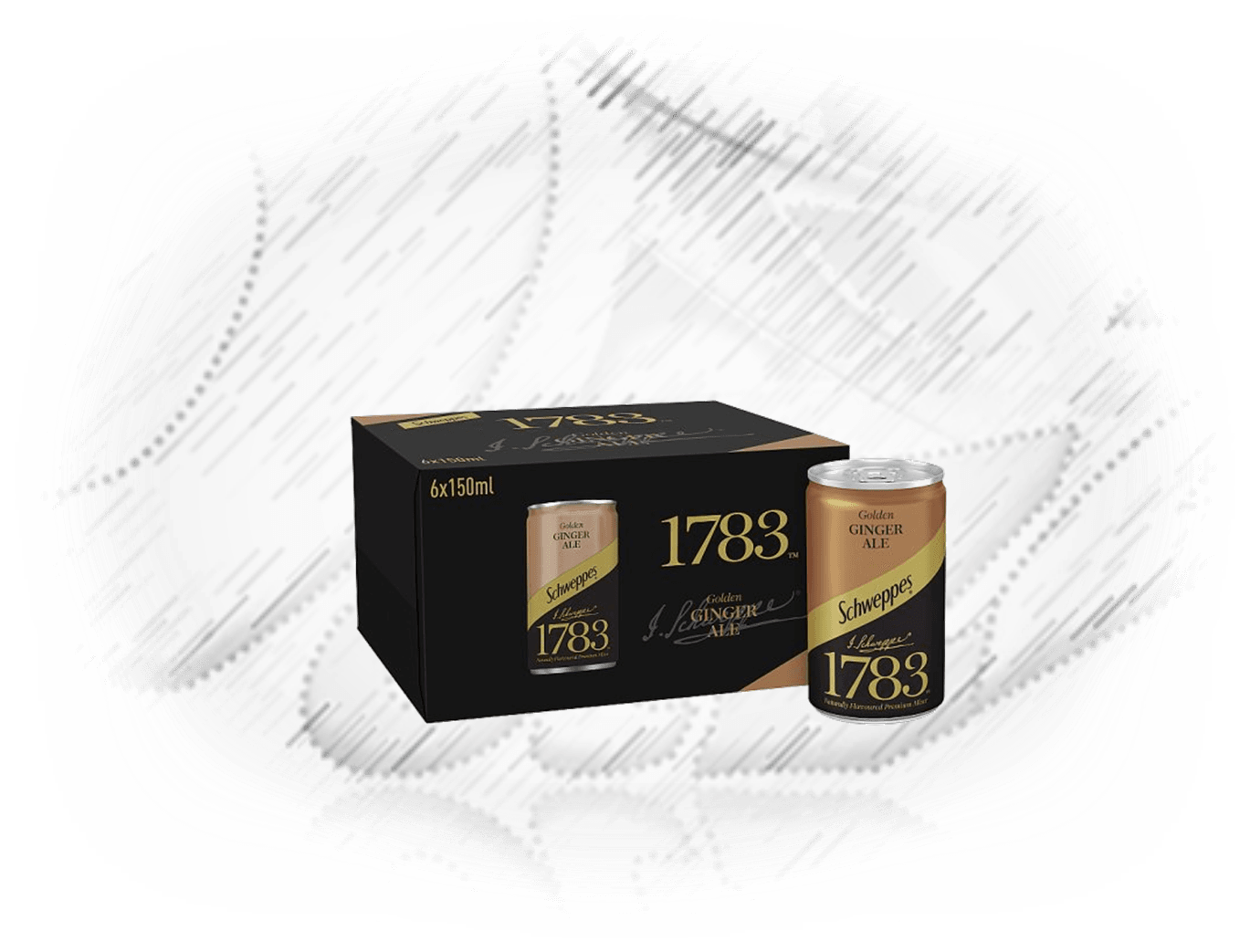 Schweppes. 1783 Golden Ginger Ale 6pk