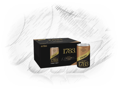 Schweppes. 1783 Golden Ginger Ale 6pk