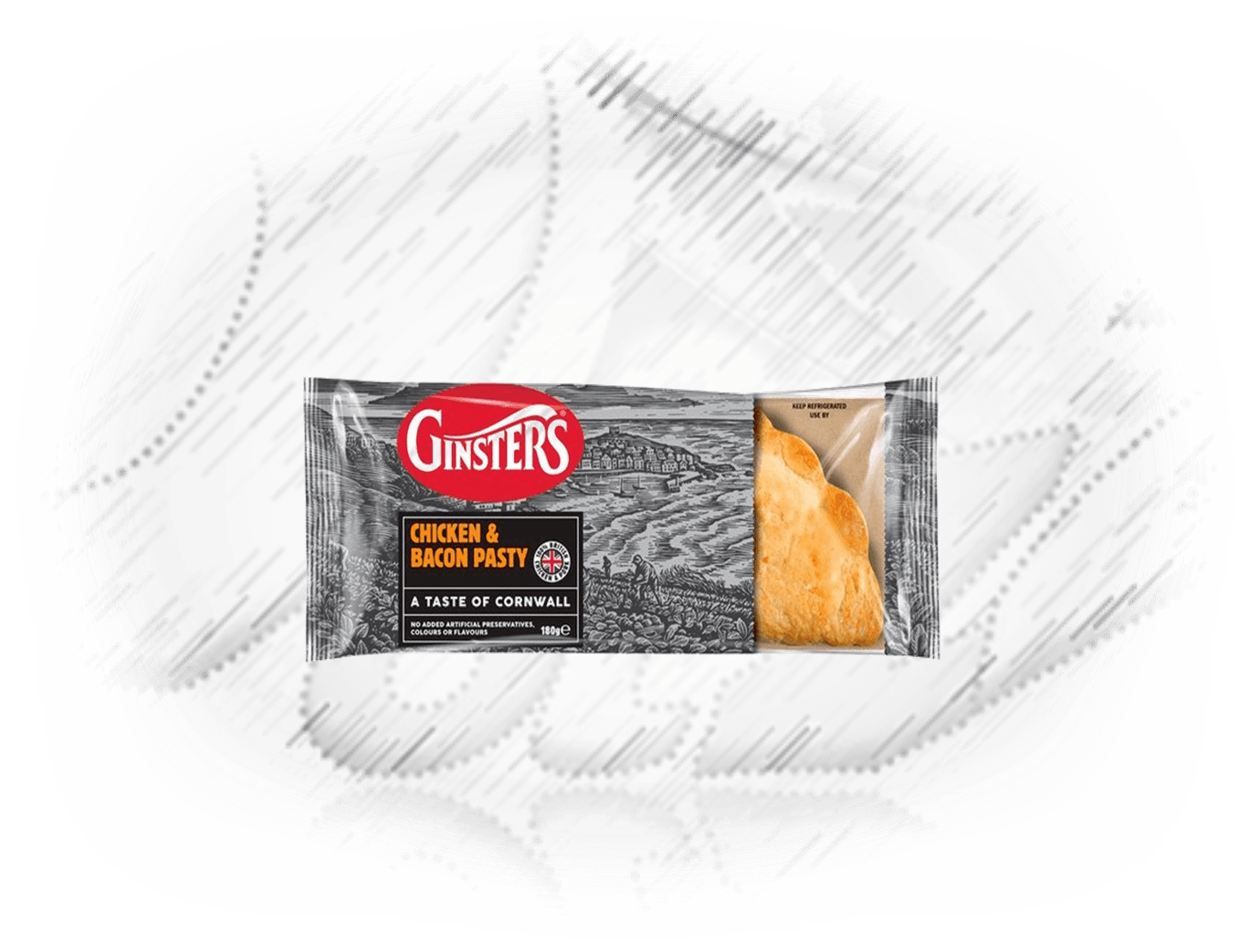 Ginsters. Chicken & Bacon