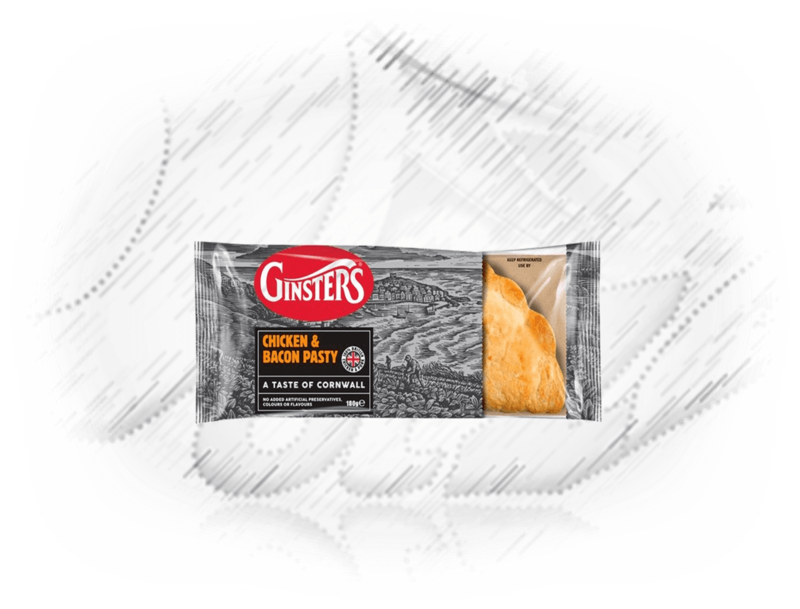 Ginsters. Chicken & Bacon