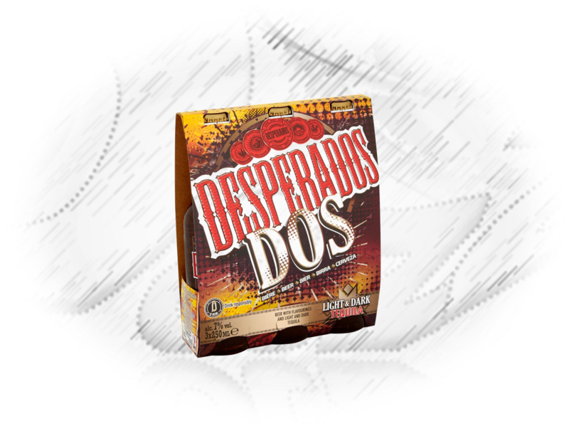 Desperados. Dos Trio's 3x 250ml