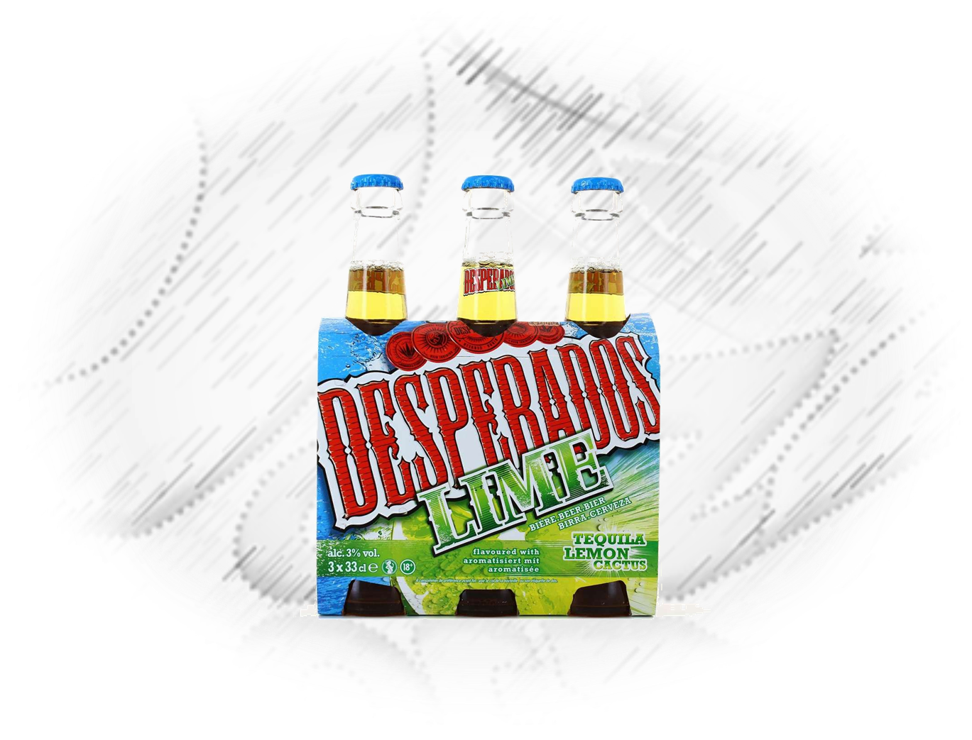 Desperados. Lime Trio's 3x 330ml