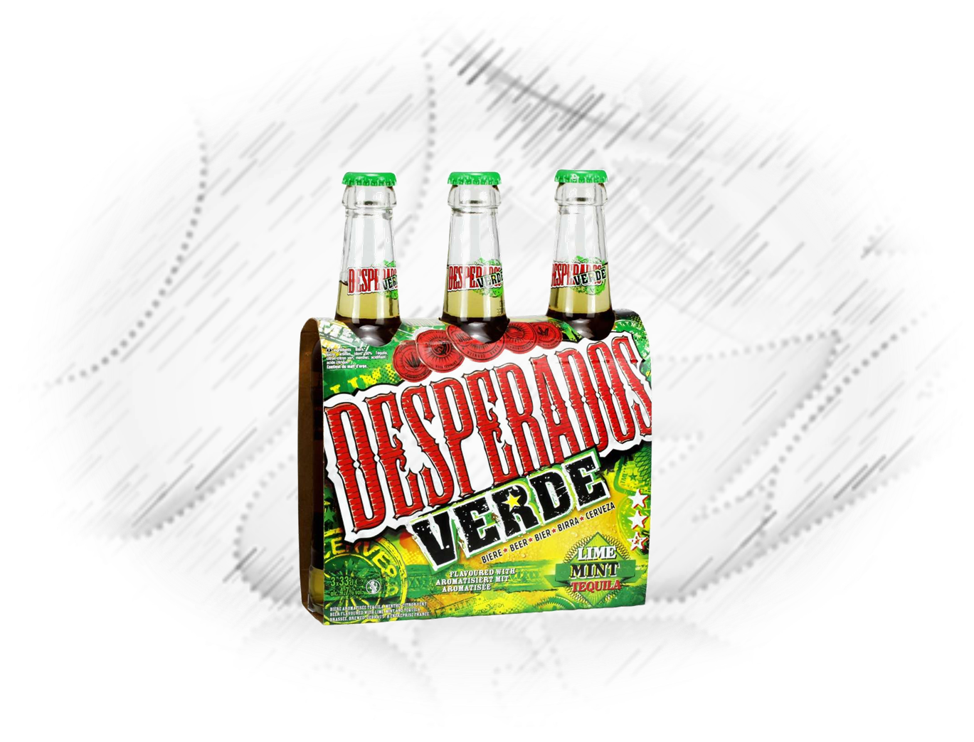 Desperados. Verde Trio's 3x 330ml