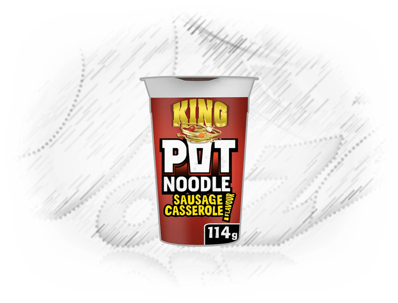 Pot Noodle. KING Sausage Casserole 114g
