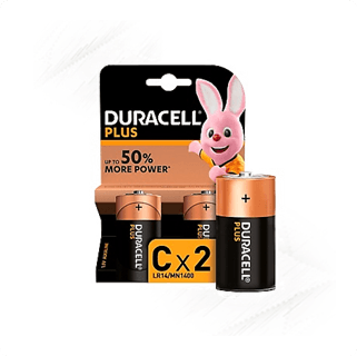 Duracell. C Batteries (2)