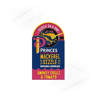 Princes. Mackerel Sizzle Smokey Chilli & Tomato 125g