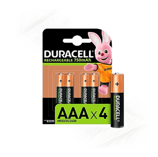 Duracell. AAA Rechargeable 750 Duracell. AAA Rechargeable 750