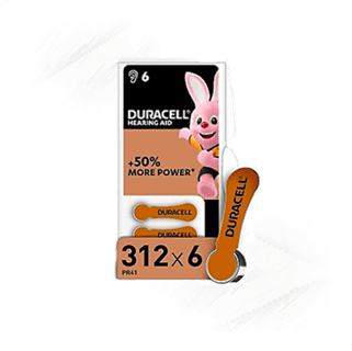 Duracell. 312. Hearing Aid (6)
