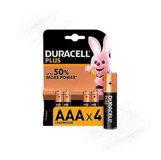 Duracell. AAA Batteries (4) Duracell. AAA Batteries (4)