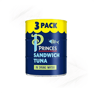 Princes. Sandwich Tuna Spring Water 3pk