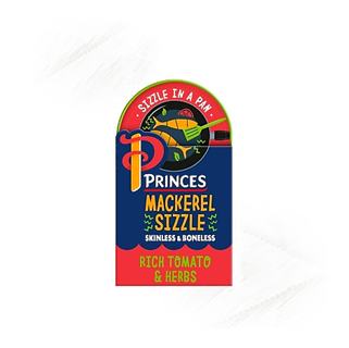 Princes. Mackerel Sizzle Rich Tomato & Herbs 125g