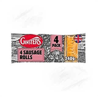 Ginsters. Sausage Rolls 4pk