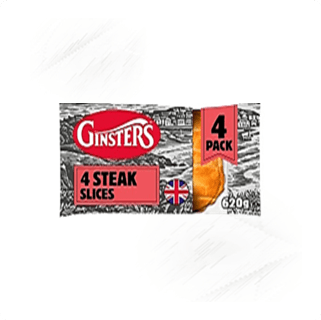 Ginsters. Steak Slices 4pk