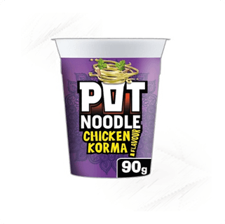 Pot Noodle. Chicken Korma 90g