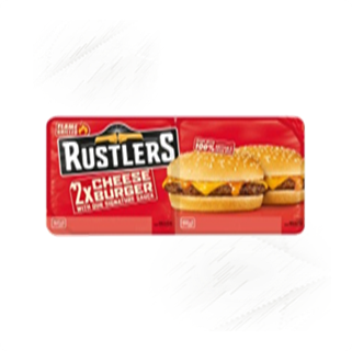 Rustlers. Cheese Burger 2pk Rustlers. Cheese Burger 2pk