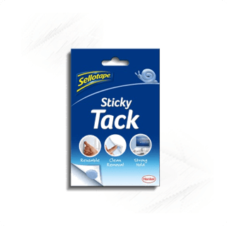 Sellotape. Sticky Tack