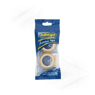 Sellotape. Cellulose Tape 2pk