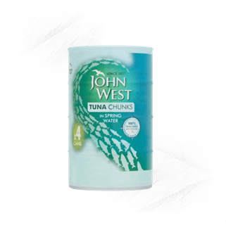 John West. Tuna Chunks in Spring Water 4x 145g