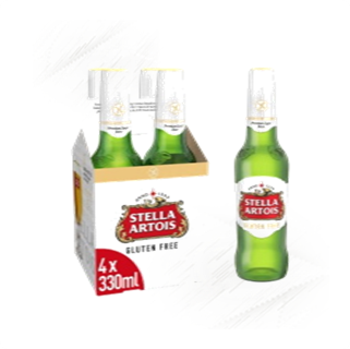 Stella Artois. Gluten Free 4x 330ml Stella Artois. Gluten Free 4x 330ml