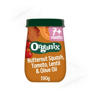 Organix. Butternut Squash, Tomato, Lentil & Olive Oil 190g