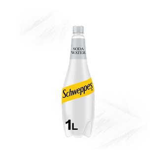 Schweppes. Soda Water 1L