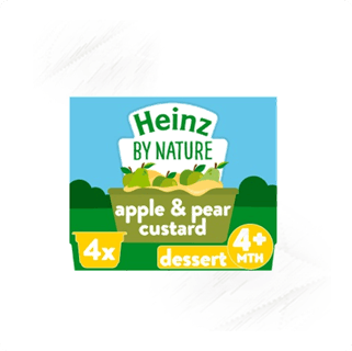 Heinz. by Nature Apple & Pear Custard 100g (4)
